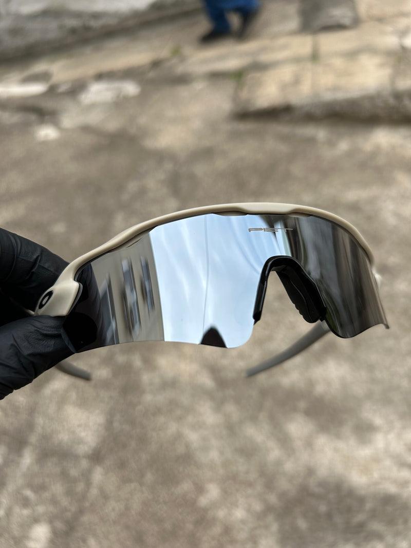 Óculos de sol Radar Ev Piet Lentes Liquid Metal (cinza espelhada)