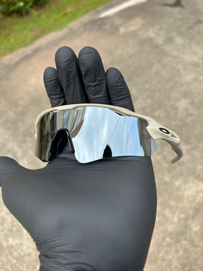 Óculos de sol Radar Ev Piet Lentes Liquid Metal (cinza espelhada)