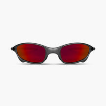 Óculos De Sol Juliet X Metal Lente Vermelho Dark Ruby