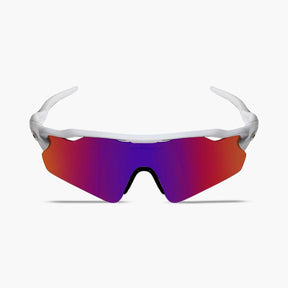 Óculos de Sol Radar EV Branco Lente Vermelho Ruby